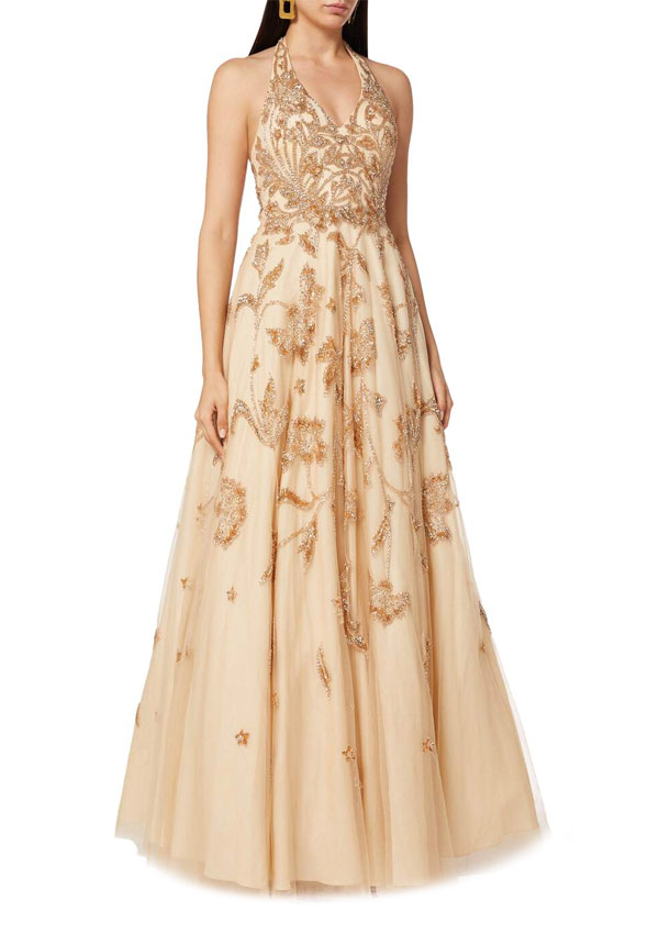 Bead Embellished Gown - Basix
